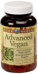 Advanced Vegan Multi-Vitamin, Mineral and Anti-Oxidant Complex by Pure Vegan